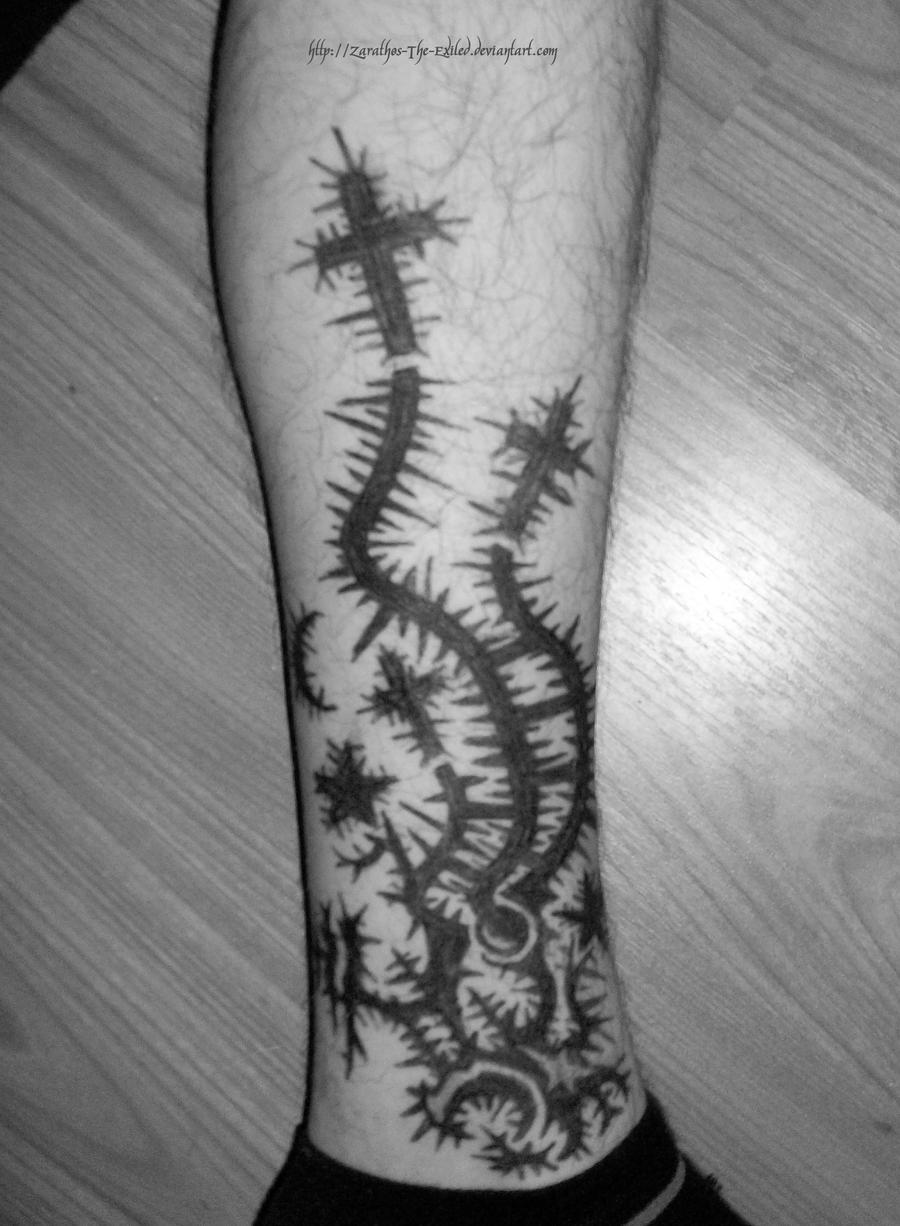 Leg tattoo by zarathostheexiled on deviantART