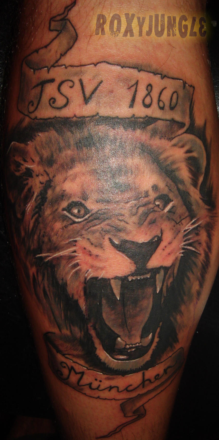 lion tattoo 2 by ~karolyi on