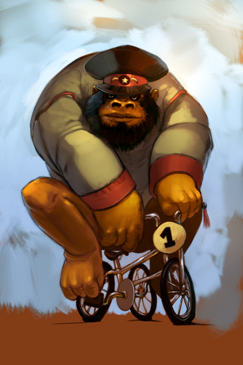 Russian_Gorilla_on_a_Tricycle_by_evildisco.jpg