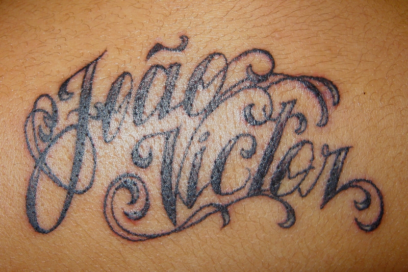 name tattoos Joao Victor