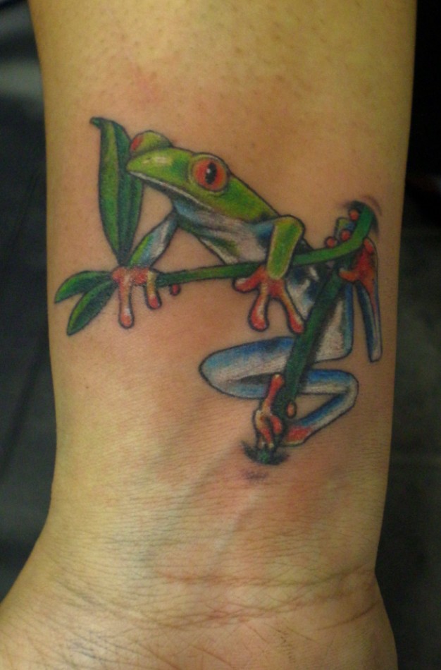 tree frog tattoo. Tree Frog