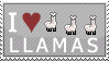 STAMP__I_love_Albino_Llamas_by_xpedr0.gi