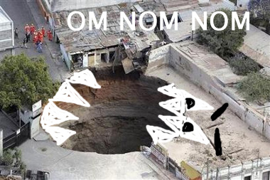 Guatemala City Sinkhole 2012 Massive Sinkhole