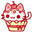 Kitty Cupcake Gif by UnluckyPrincess