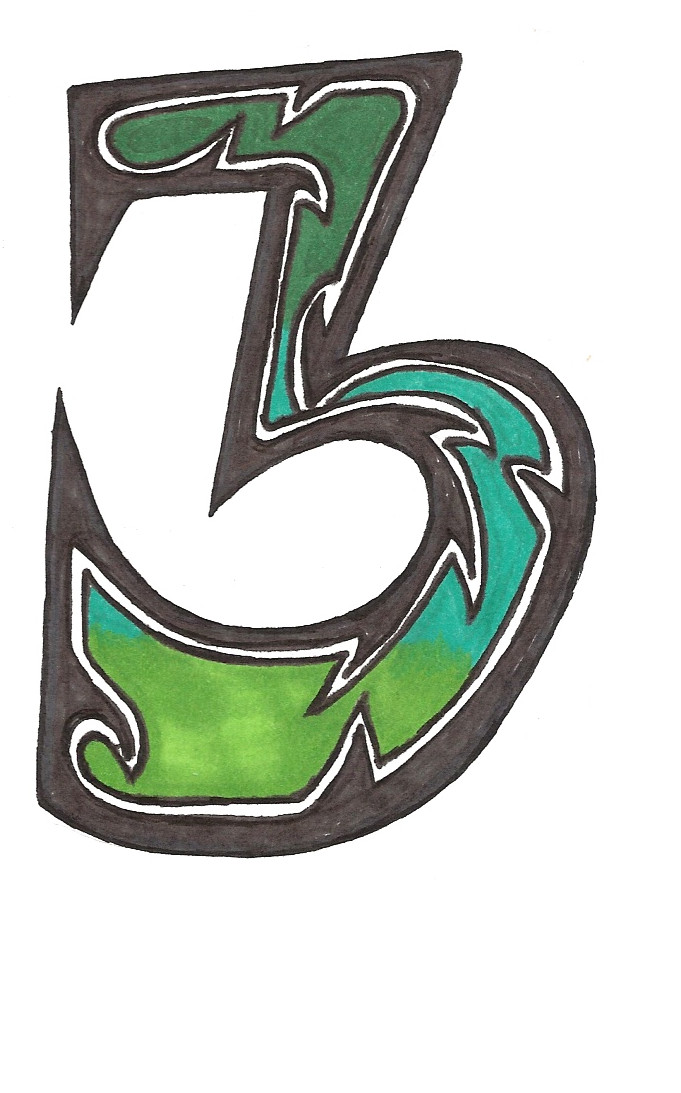Tattoo Numbers: number 3 by ~zoemichellep on deviantART