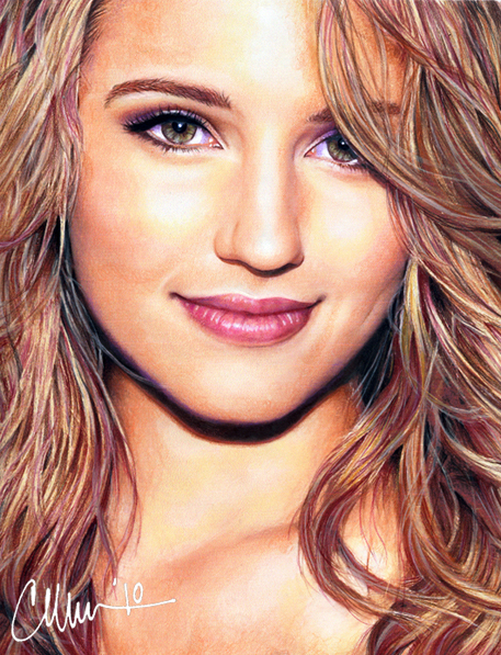 Dianna Agron drawing by Live4ArtInLA on deviantART