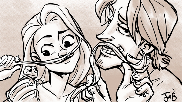 tangled_____stache_party_by_workparty-d3