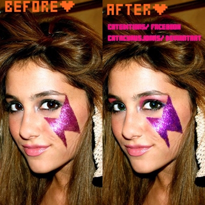Makeup Ariana Grande by CataCyrusJonas on deviantART