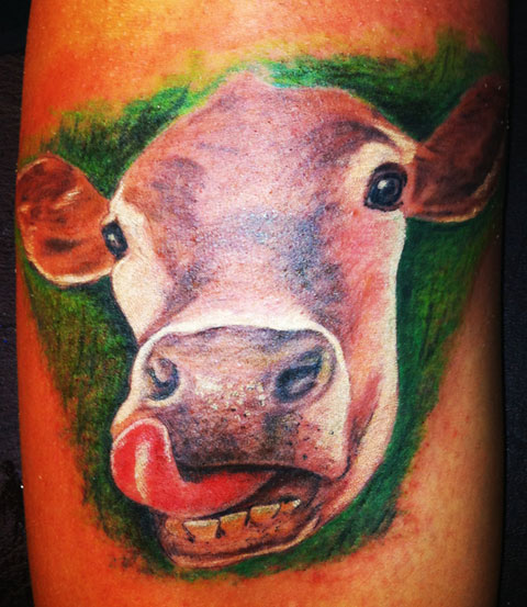 10 Cute Cow Tattoo Designs Design Press