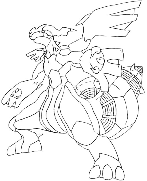 zekrom ex coloring pages - photo #30