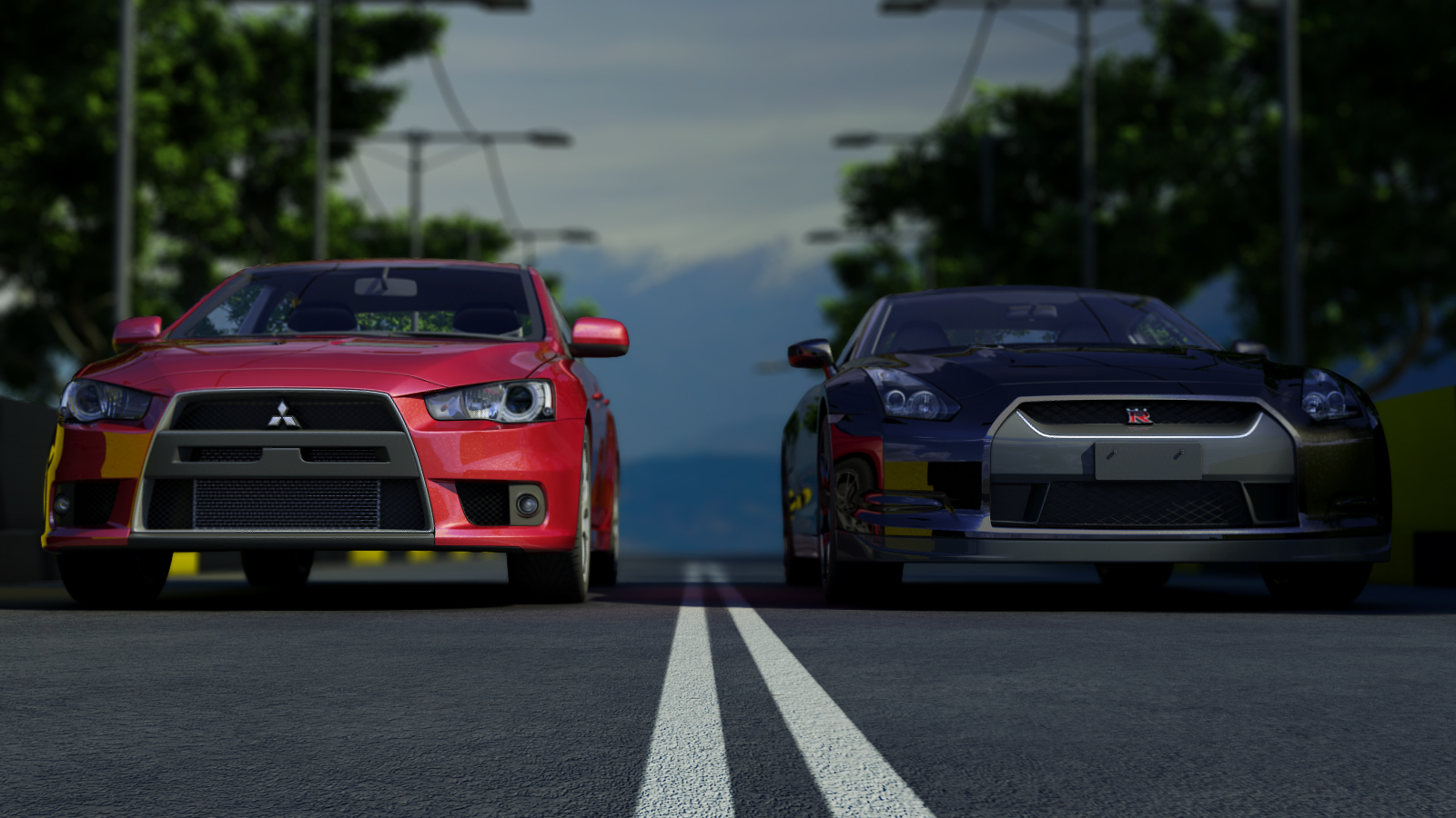 Nissan skyline vs mitsubishi lancer evolution #2