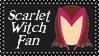 Marvel Comics Scarlet Witch Fan Stamp by dA--bogeyman