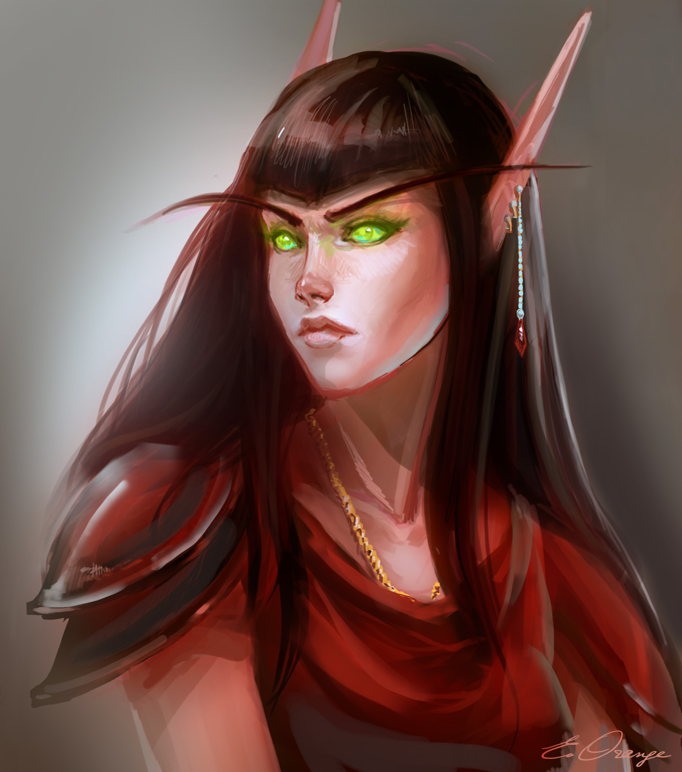 blood elf commission by applesin d4y5ses