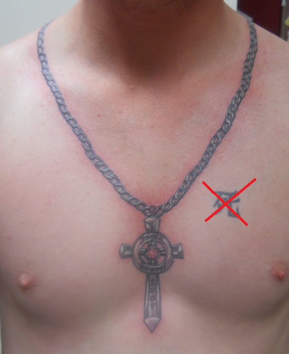 Pictures Of Necklace Tattoos 107