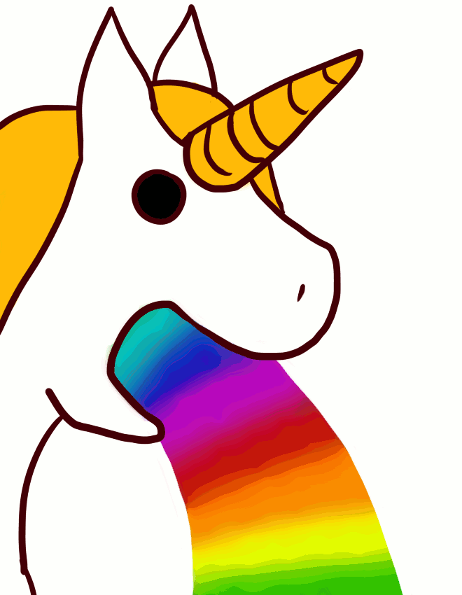 rainbow unicorn clipart - photo #33