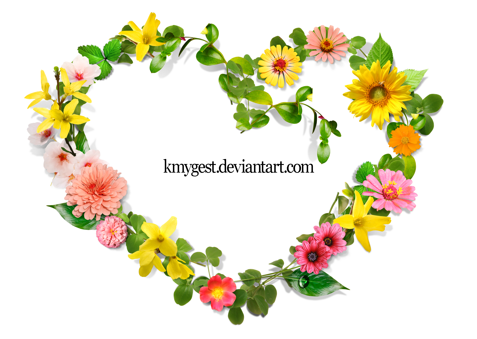 clipart flowers and hearts - photo #48