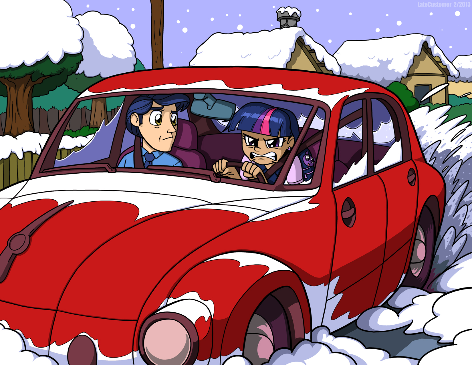 clipart car stuck in snow - photo #41