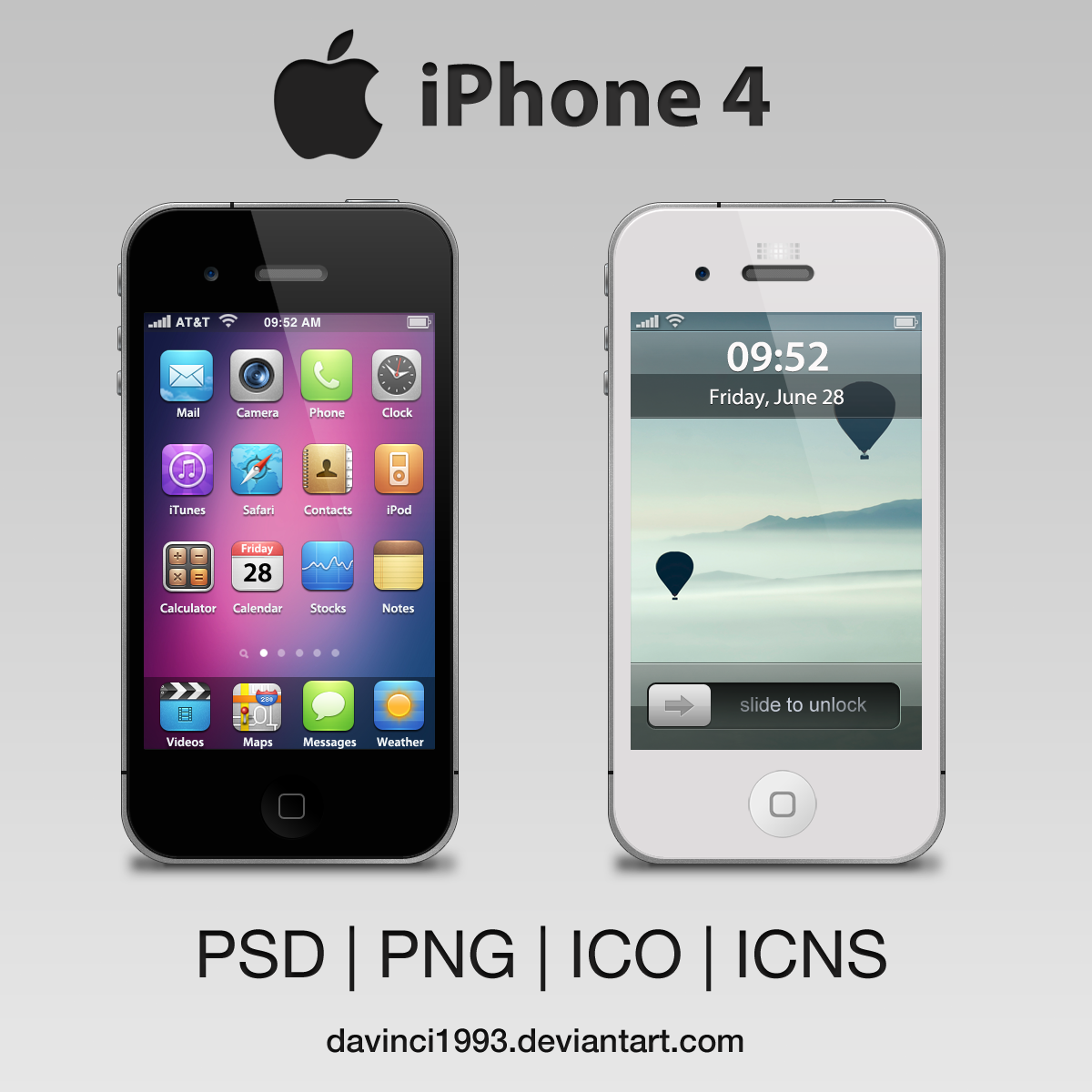 apple iphone 4 psd   png   ico