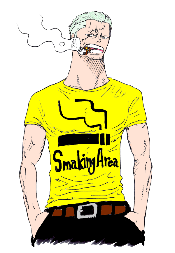 Smoker T-Shirt (Color) by FrankyZaraki