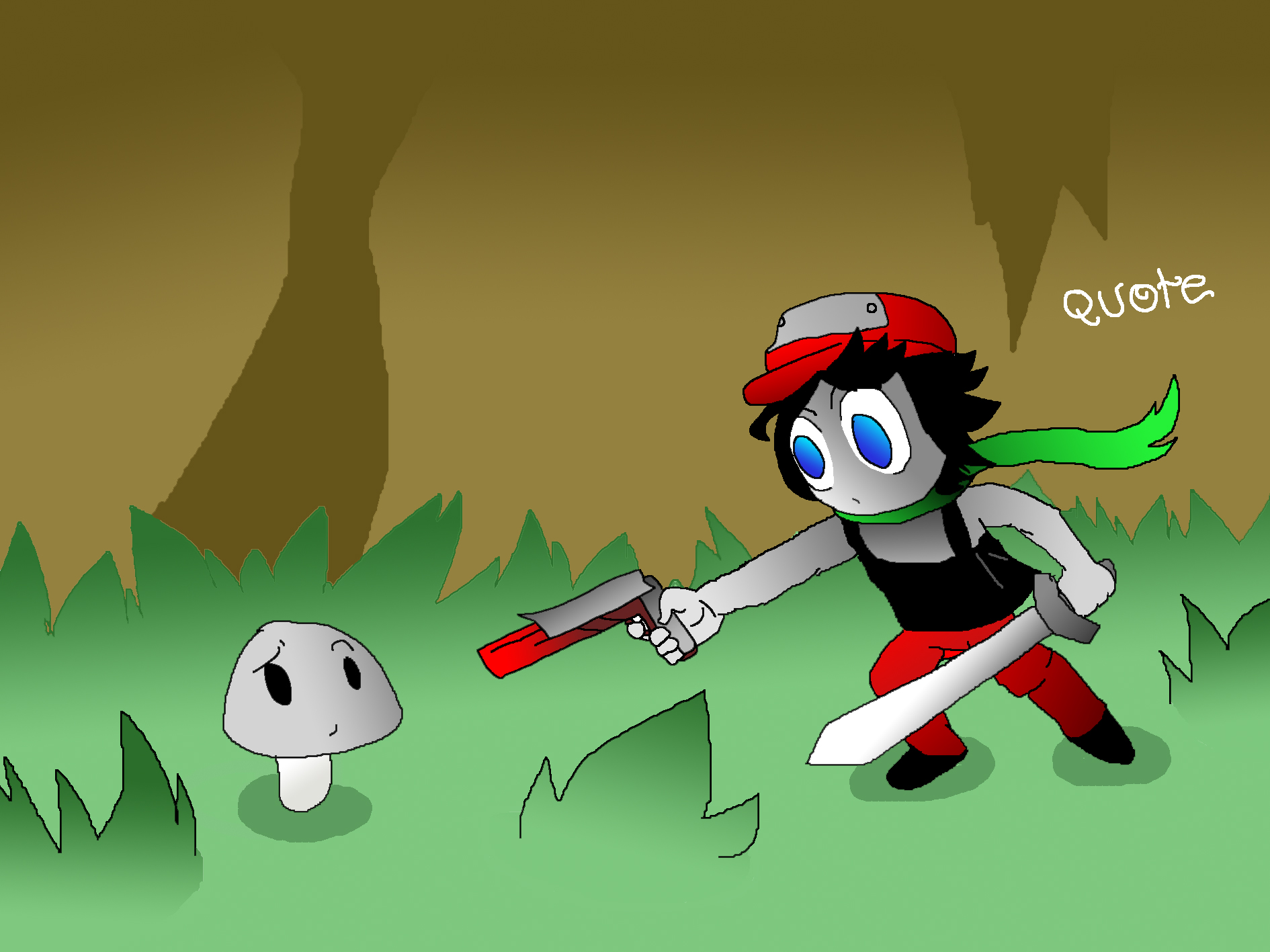 Quote Cavestory Quote Cave Story Wiki Fandom Powered By Wikia His Name Is Spoken Only 