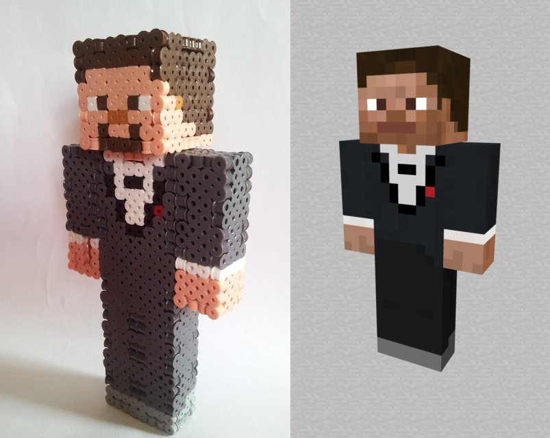 Minecraft Tuxedo Steve Skin Template