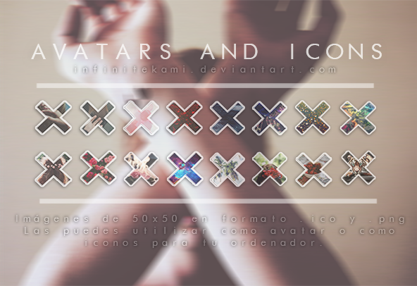16 Avatars and Icons by InfiniteKami