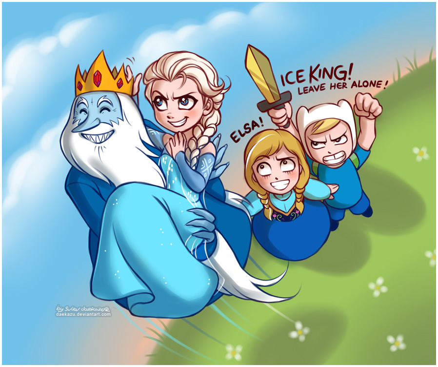 Frozen: Adventure Time by daekazu