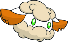 Shiny Cottonee Global Link Art by TrainerParshen