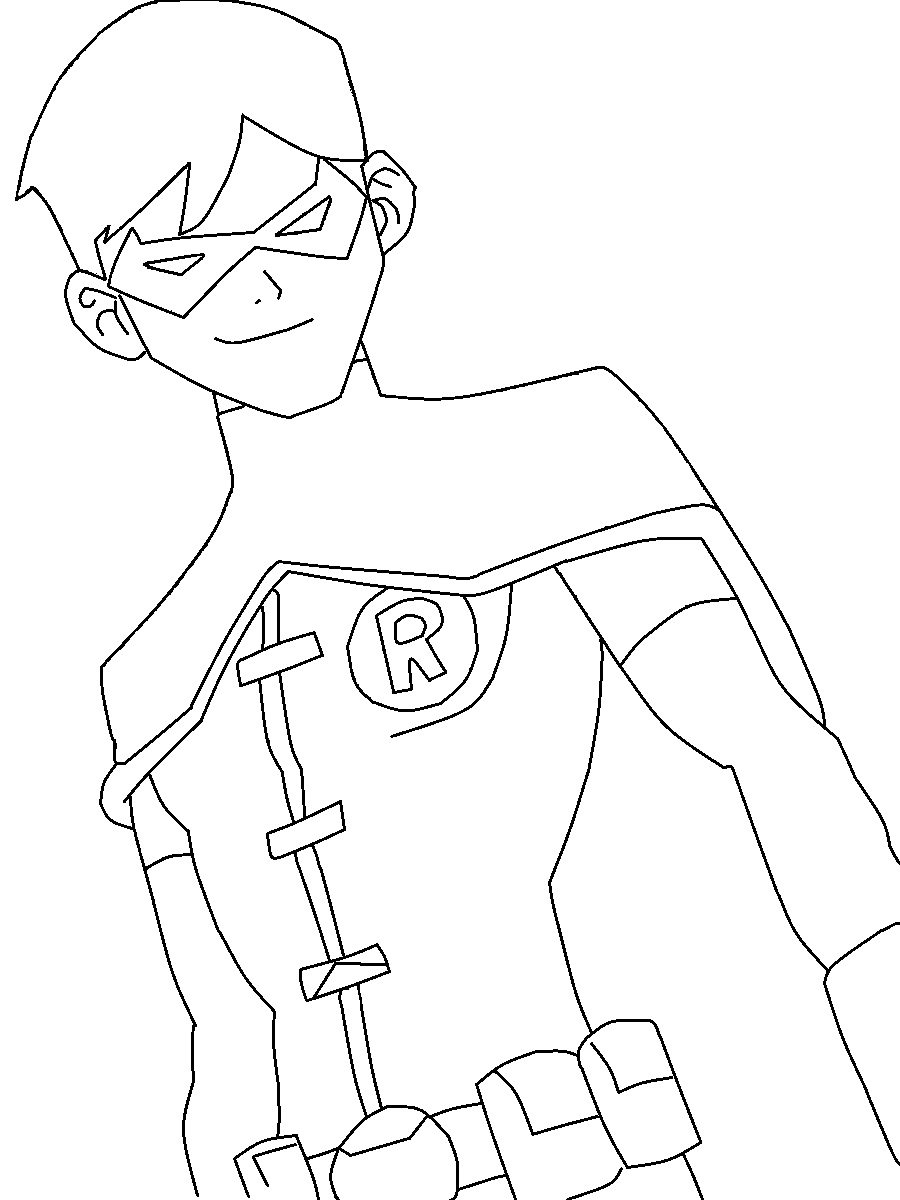 dc comics nightwing coloring pages - photo #30