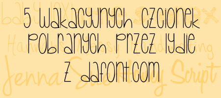 5 fonts collected by Lydia by Lydialowa