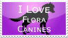 Flora Canine Stamp by Hippie30199