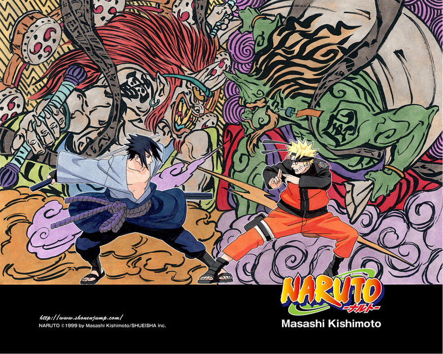 wallpaper naruto vs sasuke. Naruto VS Sasuke Wallpaper by