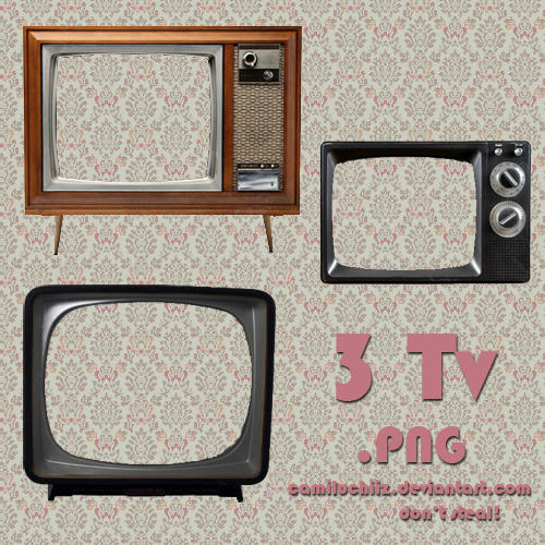 3 TV PNG by camiluchiiz