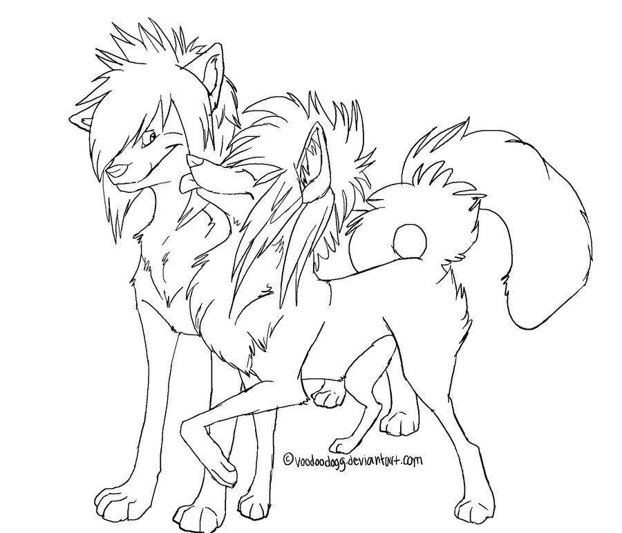 anime wolf lineart. Anime Wolf Dying. free anime