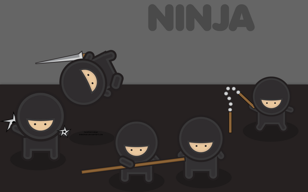wallpaper ninja. Wallpaper: Ninja by ~Samohae