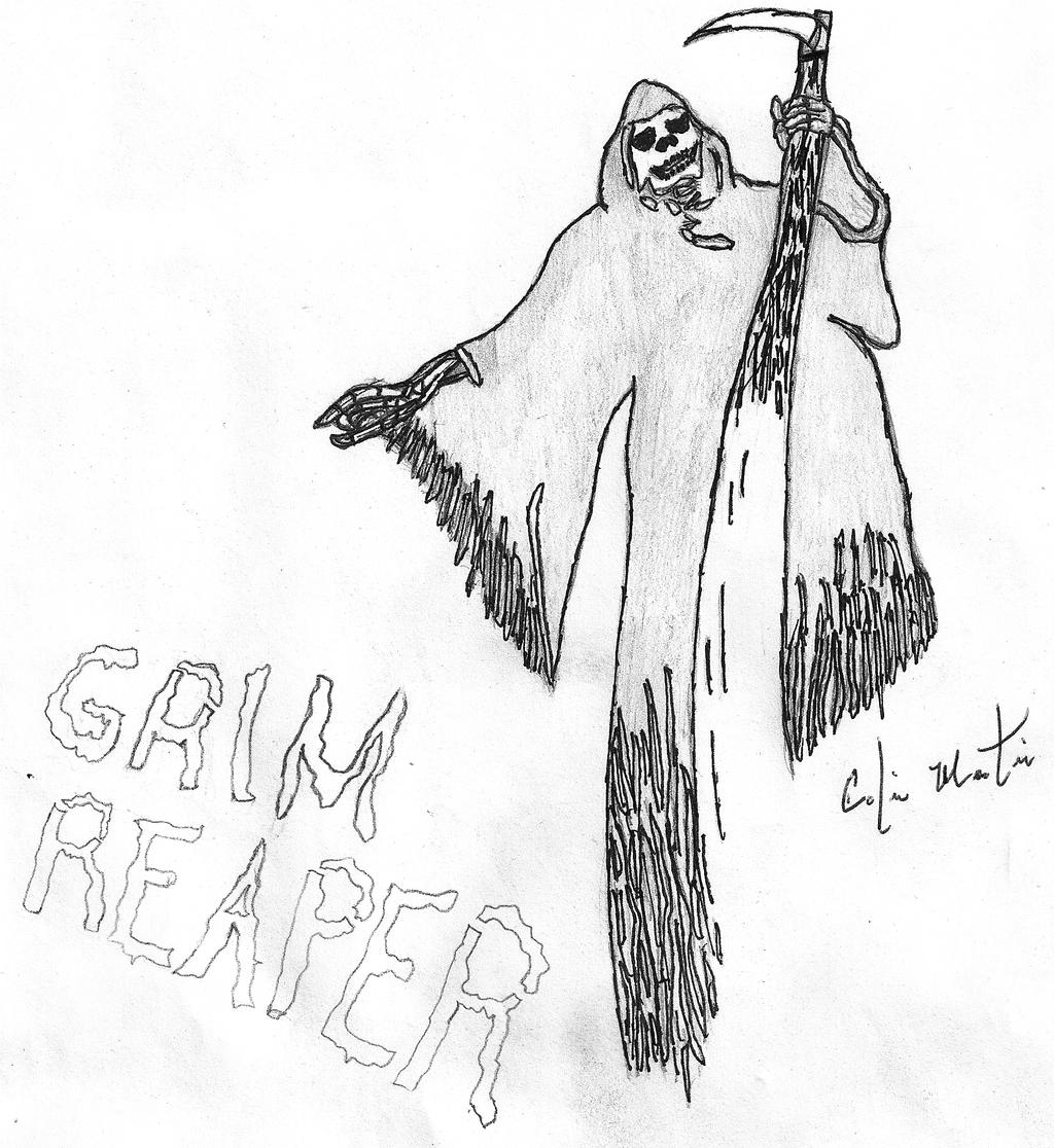 Grim Reaper Tattoo Design by