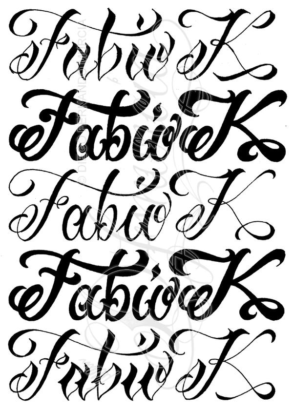 Fabio K lettering by dfmurcia on deviantART