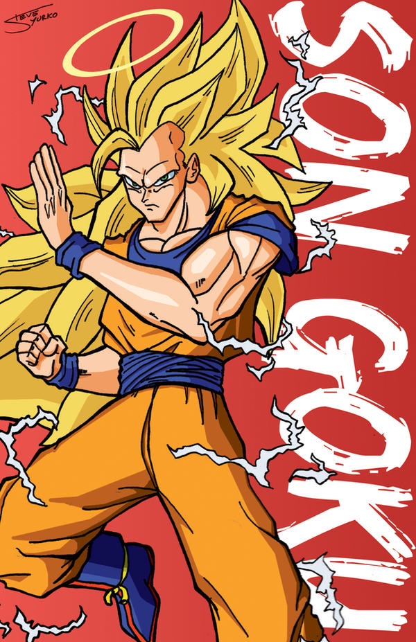 super saiyan 3 kid goku. Super Saiyan 3 Goku Drawings.