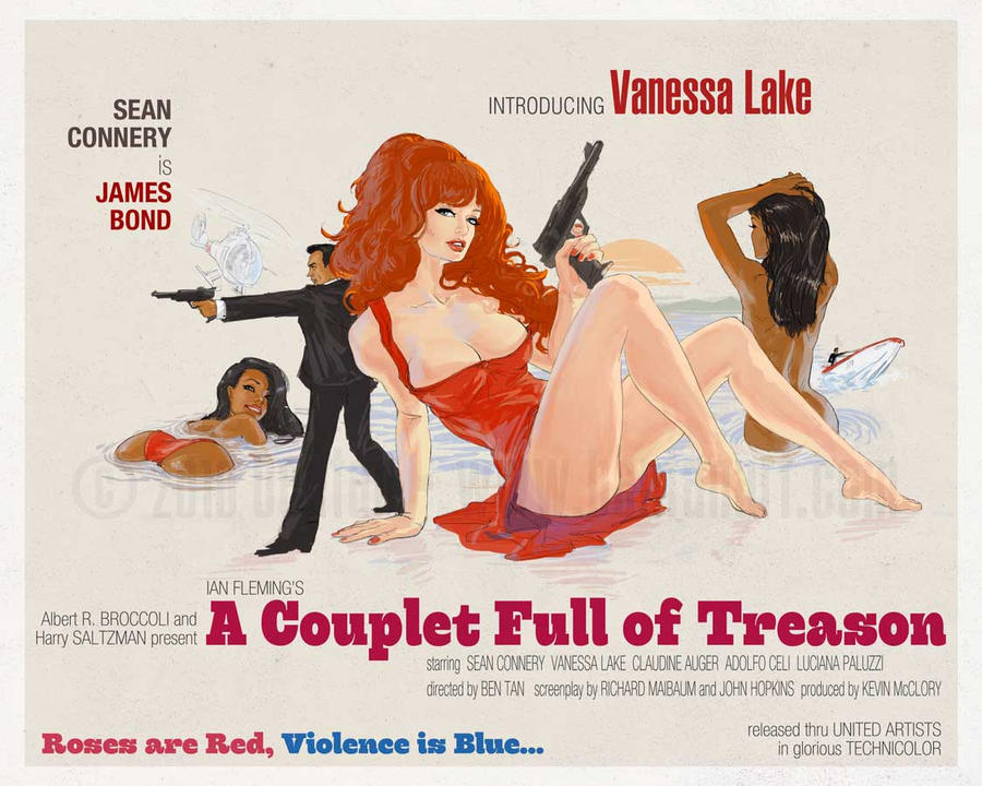 Vanessa Lake Bond Poster by bellefreebentan on deviantART