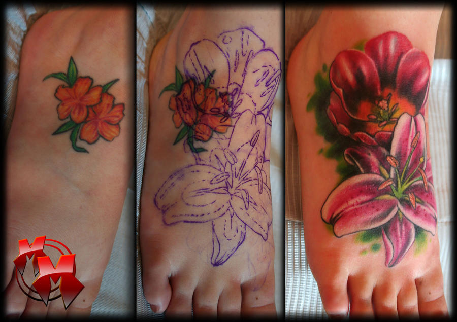 VA flower cover-up | Flower Tattoo