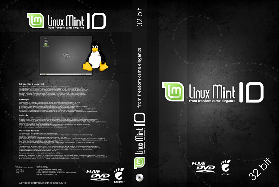 linux mint pochette dvd by joeyrex on deviantart