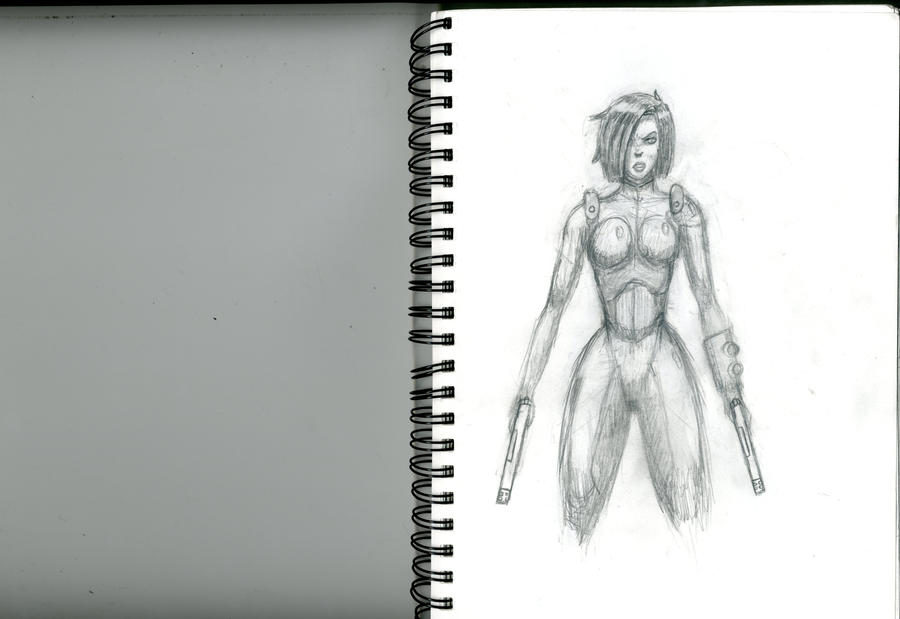 Space Woman Sketch by XeniktheRogue on deviantART