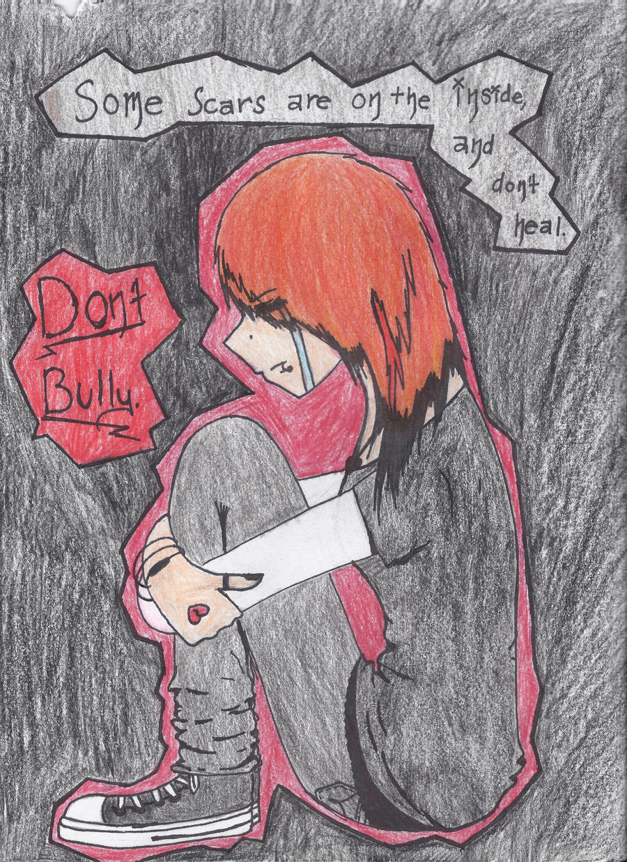 anti-bullying poster by hali6 on DeviantArt