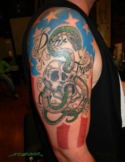 Dont Tread on Me Tattoo by MuddyGreen on deviantART