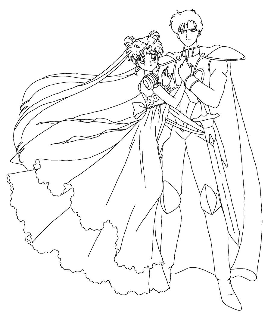 sailor moon group coloring pages - photo #36