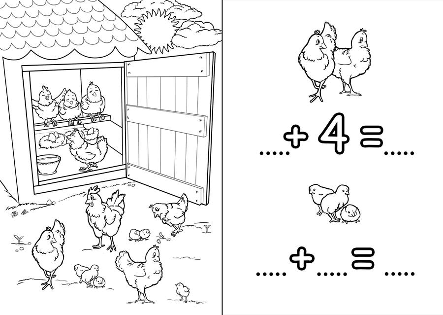 Chickencoop - Coloring for kids by Gigija on DeviantArt