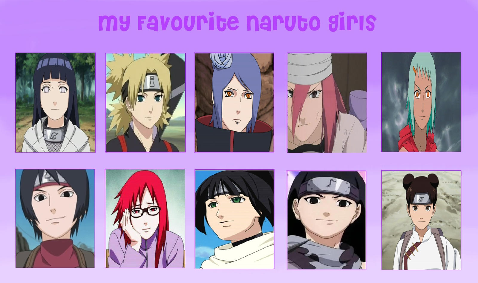 Naruto Girls Meme