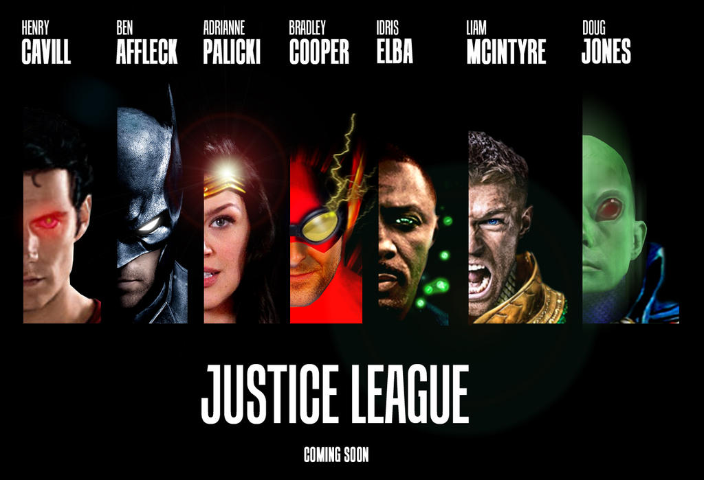 Justice League Movie Poster Teaser By MenziesTank