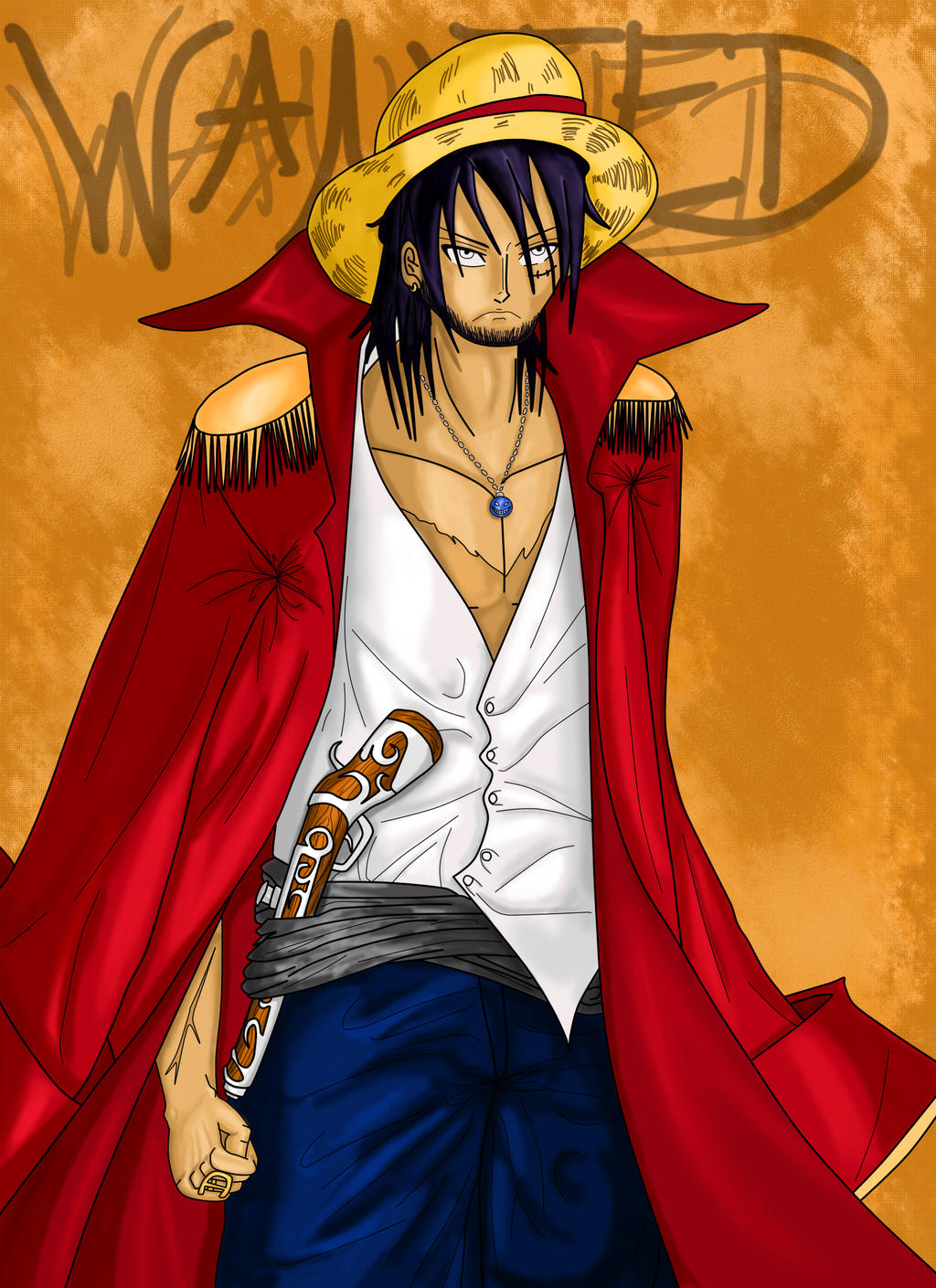 Luffy Pirate-King by hide-loves-X on DeviantArt