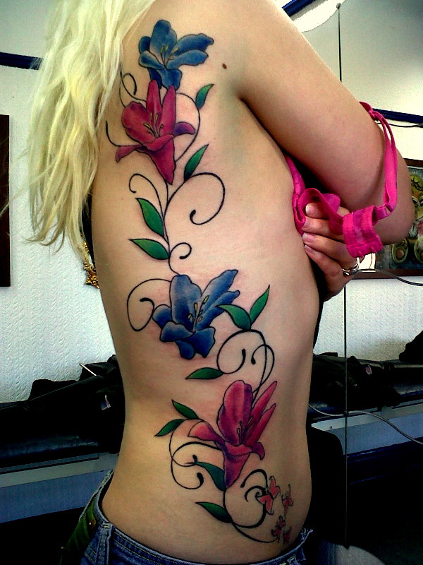 calla lilly tattoos. cross calla lily tattoo